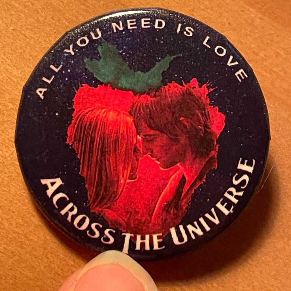 Across the Universe Movie Pin 1.5 Inches